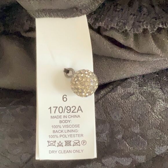 KATE SPADE NWT TIE FRONT JUMPSUIT BLACK SIZE 6 - Picture 13 of 13